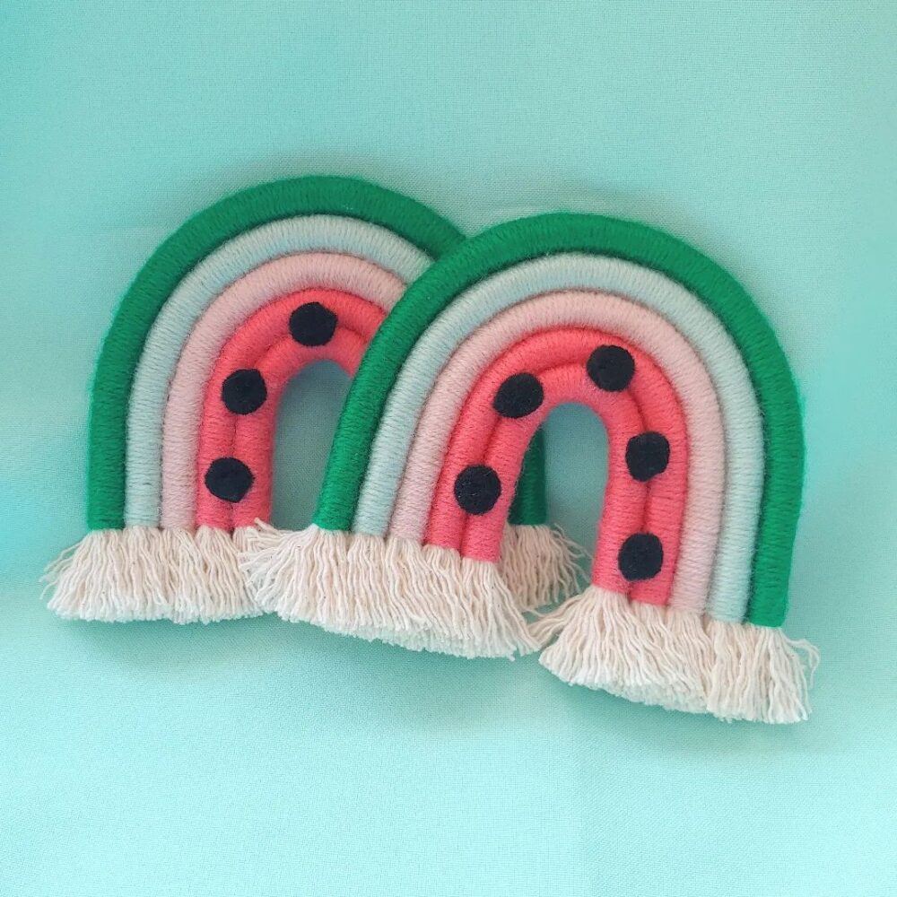 Watermelon Sugar - Fibre Macrame Rainbow
